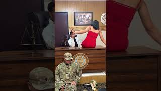 Military husband comes home to his wife cheating with the judge Shorts Mp4 3GP & Mp3