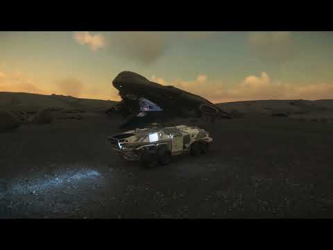 Star Citizen - Anvil Spartan vs Turret Security Center
