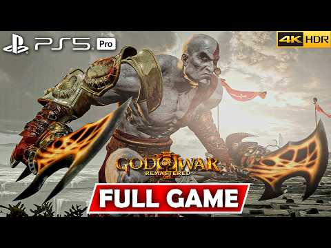 God of War III REMASTERED (PS5 PRO) Gameplay Walkthrough Full Game [4K 60FPS HDR] No Commentary