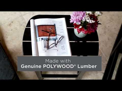 POLYWOOD Shaker 3-Piece Porch Rocking Chair Set - PWS474-1 Video