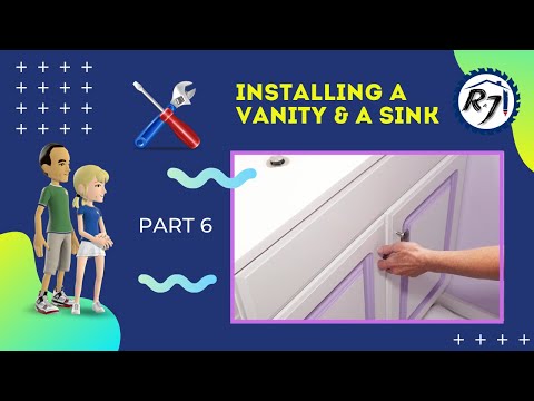 Poor Man's DIY Bathroom Renovation Part 6 - Vanity & Sink