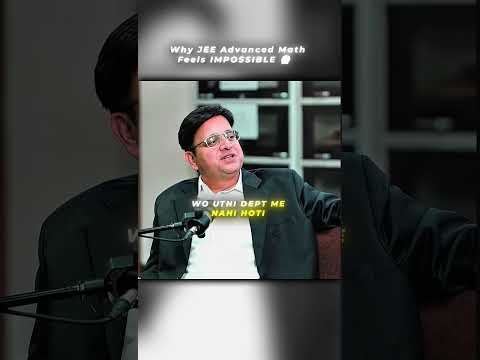 Why JEE Advanced Math is So Hard 🥵🥶 #iitjee #jee #iitmotivation #kota #11thclass