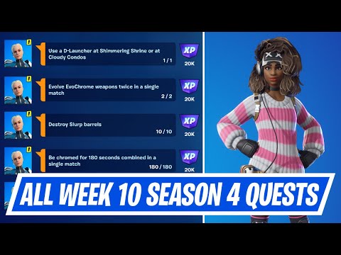 Fortnite Week 10 Quests Guide - How to complete Week 10 Weekly Challenges in Chapter 3 Season 4