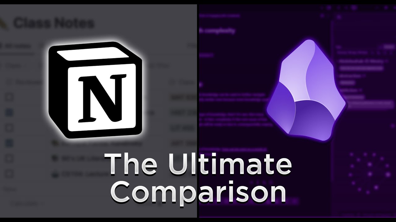 Notion vs Obsidian: Which One Should You Use? 🤔 [Full Comparison]