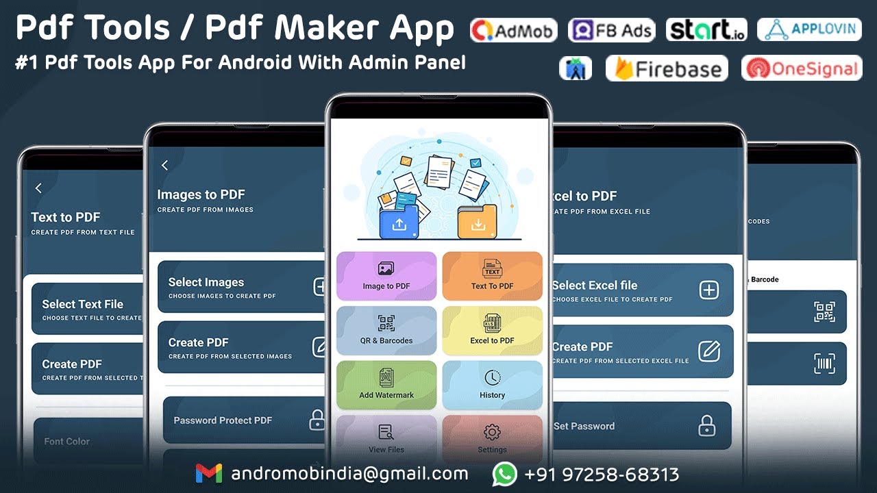 PDF Tools Android PDF Maker App Template Download - Envato - Codecanyon