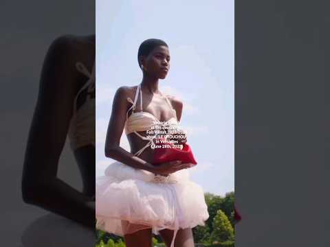 THAT ZOOM?! Victoria Fawole at the Jacquemus Fall/Winter 2023-2024 show, ’LE CHOUCHOU’