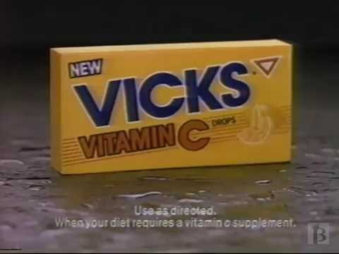 Vicks Vitamin C Drops Commercial 1989