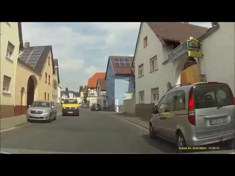 Ortsdurchfahrt im Ried/GG: Stockstadt am Rhein (Süd rein, Nord raus)