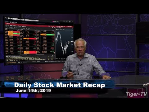 June 14th, 2019 Daily Stock Market Recap with Tom O'Brien