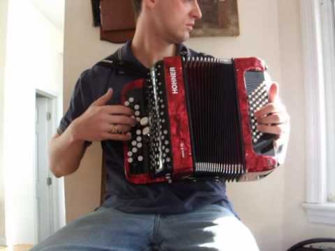 Hohner Nova II 48 akordeon guzikowy (czerwony)