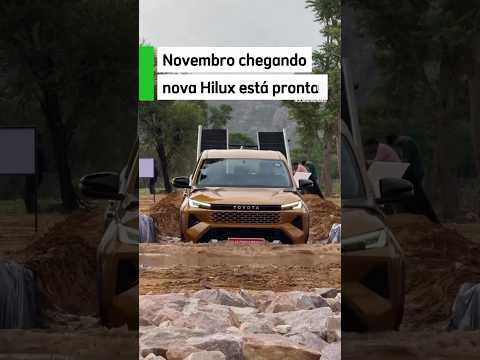HILUX DIESEL, opção híbrida? Acho que a versão eletrificada será para depois.
