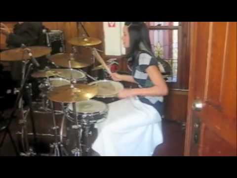 Lady drummer Didi Negron from Namm 2010