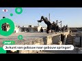 Hadi (9) doet stunts tussen het puin van de oorlog in Syrië