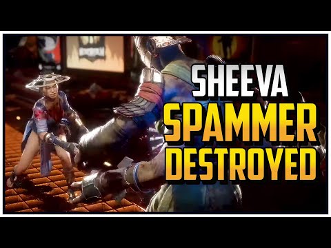 MK11 Kitana - Facing A Laggy Stomp Spammer... Mortal Kombat 11 Kitana Ranked Matches