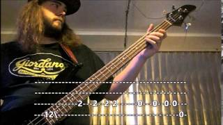 MC5 - Ramblin&#39; Rose (Bass Lesson w\Tab)