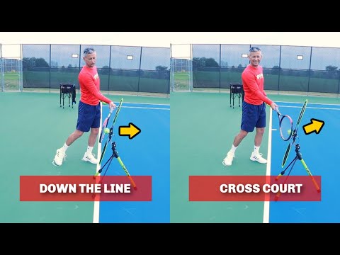 How To Hit Forehands Down The Line and Crosscourt