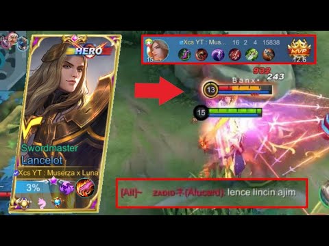SOLO RANK LANCELOT! THE MOST HARD CARRY GAME WHEN MY TEAM TRY TO TROLL! TOP GLOBAL LANCELOT - MLBB