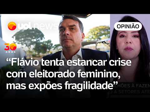 Flávio tenta ‘estancar’ crise com eleitorado feminino, mas expõe fragilidade da candidatura | Araújo