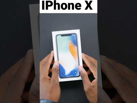 iPhone X unboxing