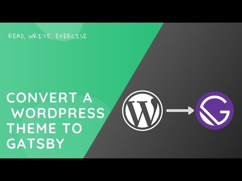 Convert a WordPress Them to Gatsby - Post page