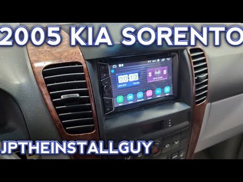 2005 Kia sorento radio removal replacement and install