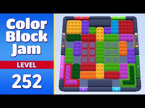 Color Block Jam Level 252 | Every Puzzle Solved! 🎯