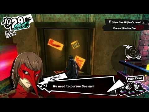 Persona 5 - 10/29 Sae Niijima's Palace: Pursue Sae, Feng Shui in Chest, Player's Club Card Needed