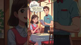 Polite Restaurant Conversation in English | Customer and Waiter Dialogue | Everyday English Lab
