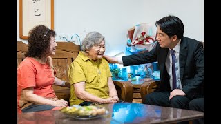 總統探望823遺族呂陳氣 題字「偉大母親」感謝奉獻