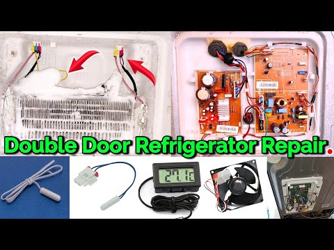 Samsung double door refrigerator testing ! सैमसंग डबल डोर फ्रिज चेकिंग - Double door fridge cooling?