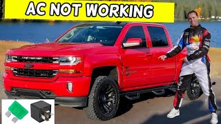 CHEVROLET SILVERADO WHY AC DOES NOT WORK 2014 2015 2016 2017 2018 2019
