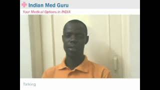Mr. Charles, Africa patient video testimonial India