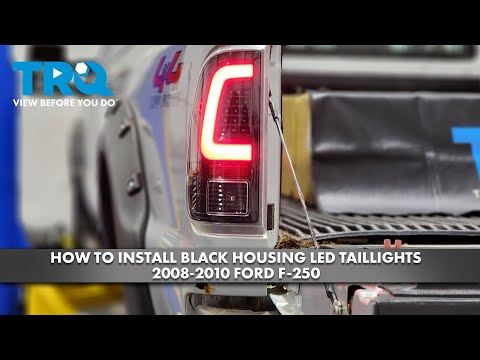 How to Install Black Housing LED Taillights 2008-2010 Ford F-250
