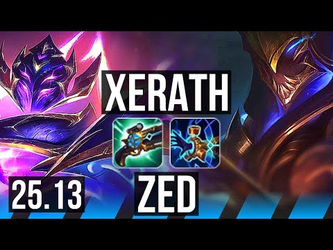 XERATH vs ZED (MID) | KR Master | 25.13