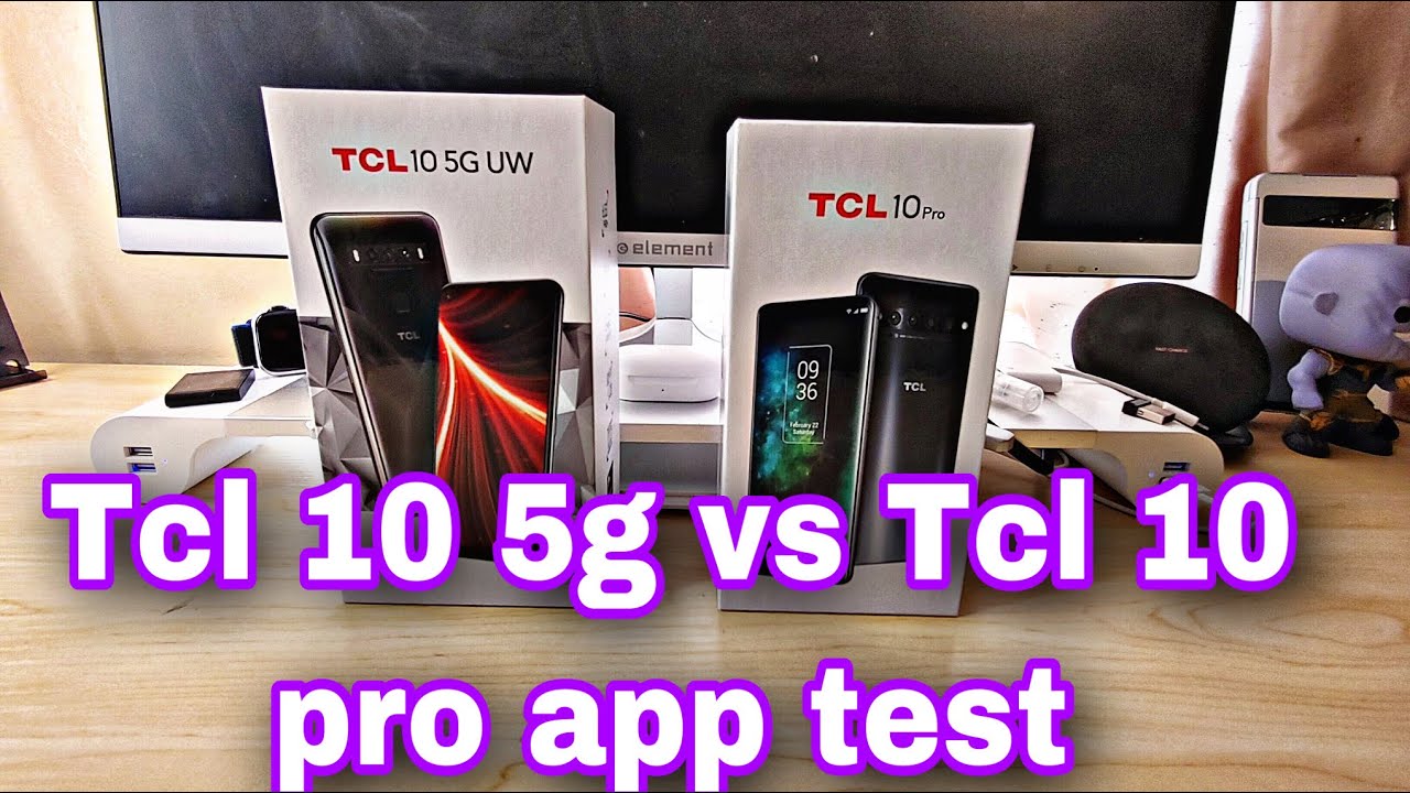 #TCL 10 5G vs #TCL 10 pro app test
