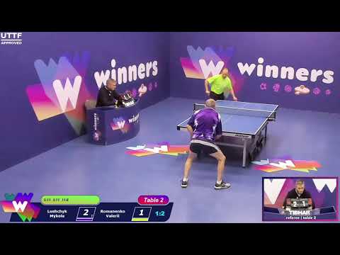 Winners League 18.10.21 Lushchyk Mykola - Romanenko Valerii 11:30