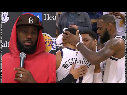 LeBron on Russ’ Laceration, postgame Interview