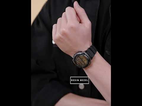 Casio Men's Digital Multifunction Sport Watch Black AE1000W-1BVCF - Best Buy