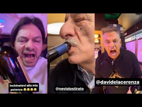 Nevio lo stirato offre la cena a Filippo Champagne e poi a spingere da Davide Lacerenza 🍾