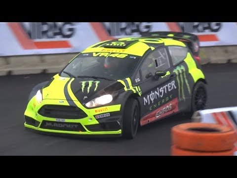 Valentino Rossi at Monza Rally Show 2017 - Ford Fiesta WRC Free Practice!