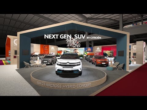 Citroen C5 Aircross porta-estandarte no Salão de Paris