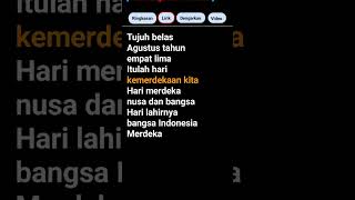 Download lagu lirik lagu 17 Agustus mp3