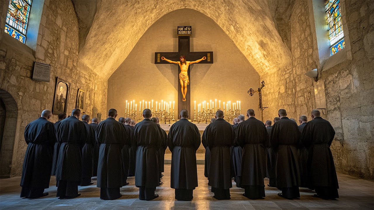 Gregorian Chants Compilation | Prayer in Sacred Ambience of Catholic Monastery