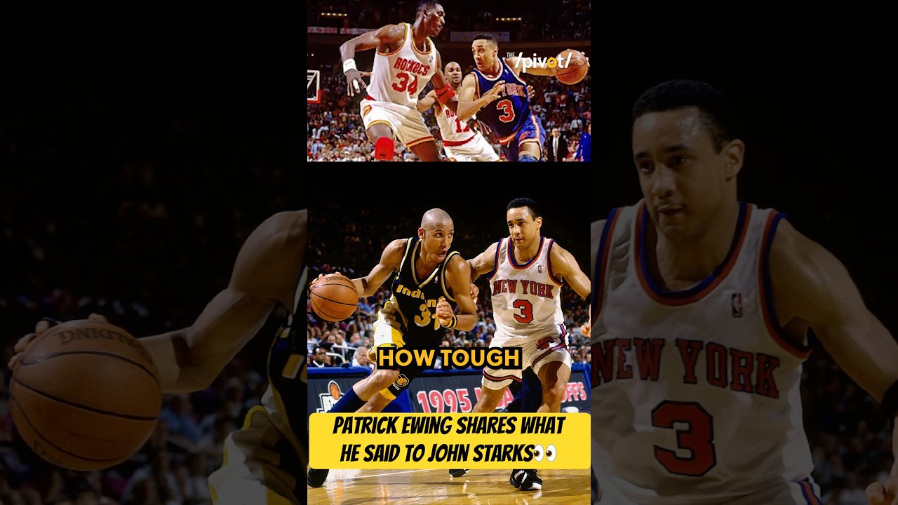 Patrick Ewing reveals what he told John Starks after losing it  the big one with Knicks 🏀