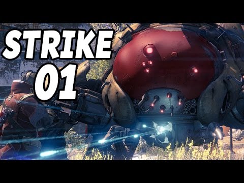 Let's Play Destiny PS4 Gameplay German Deutsch Strike Mission - Höhle der Teufel 1/2