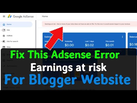 How to fix AdSense Ads.txt eror || How to add AdSense ads.txt file on blogger