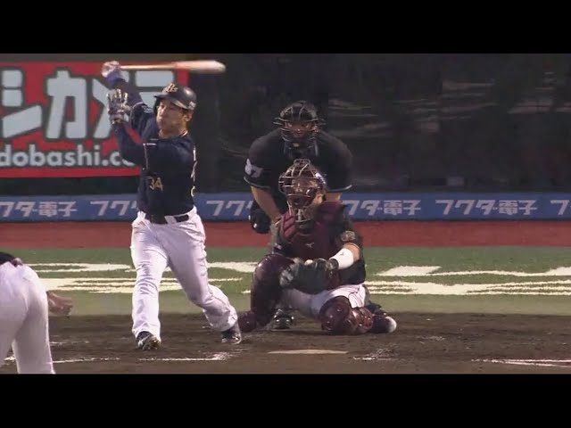 【3回表】バファローズ・吉田正の第6号ソロホームランで先制!! 2018/5/22 E-Bs