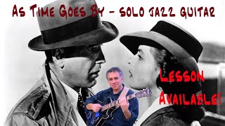 As Time Goes By, jazz guitar, lesson available