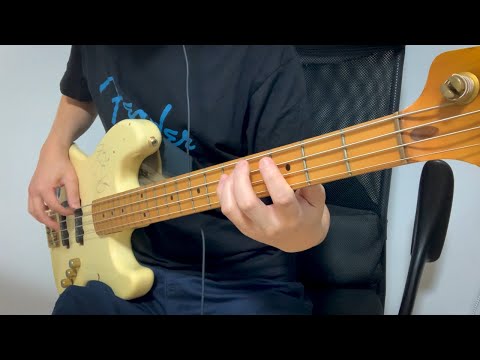 [BPM=138] 5 minutes of endurance finger picking practice for bass guitar