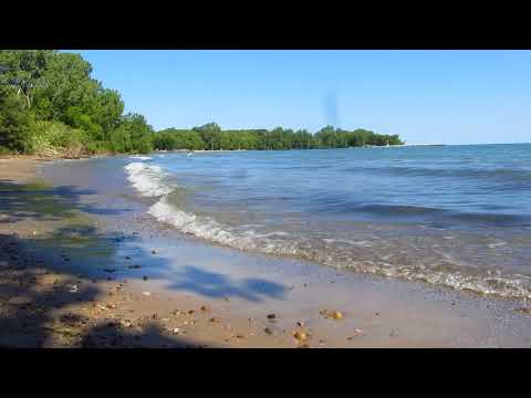 This video is of the inlet and the main camp beach is further on the other side. They do a good job keeping it clean of debris and dead fish.